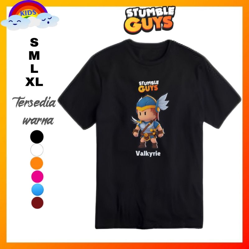 Stumble guys guy baju kaos shirt distro Anak stumble guys guy kaos stumble guys guy/Baju stumble guy