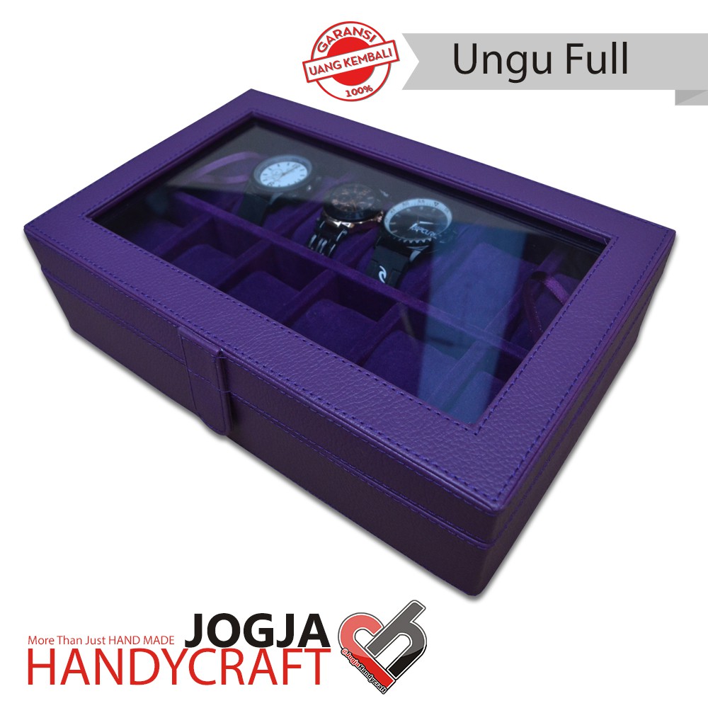 (PROMO) Kotak Tempat Jam Tangan Isi 12 , Watch Box, Wadah Jam, Box Jam