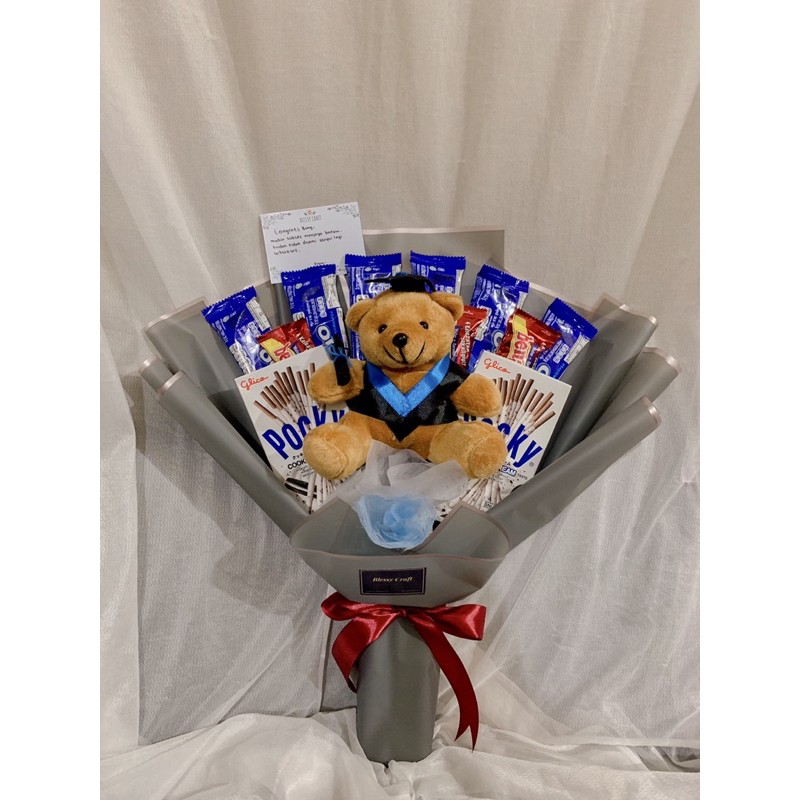 PREMIUM‼️Snack bouquet/buket snack/ buket ulang tahun/ buket wisuda