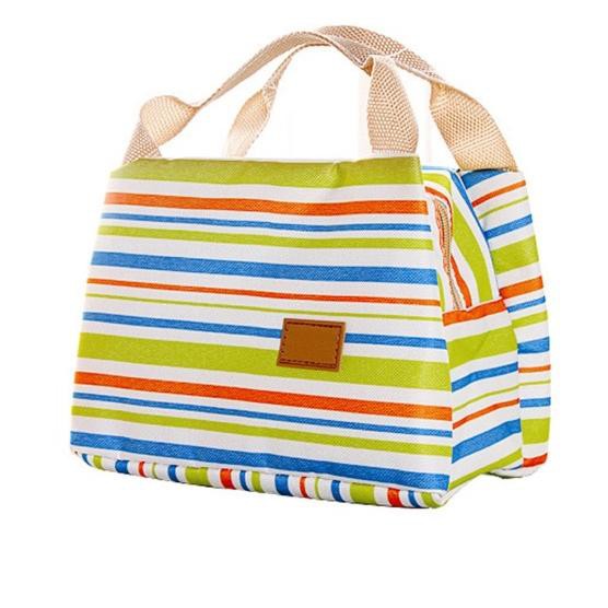 Cooler Bag Motif Salur Lunch Bag (Bonus 1 Pc Jelly Ice Cooler) Tas Asi Tas Bayi Coolerbag