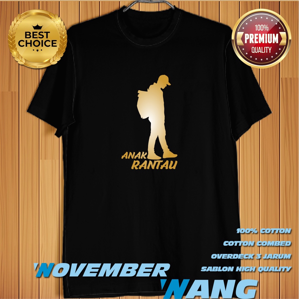 KAOS ANAK RANTAU INDONESIA BAJU KAOS ANAK MUDA DISTRO TERBARU COTTON COMBED 30s PREMIUM SABLON GOLD 