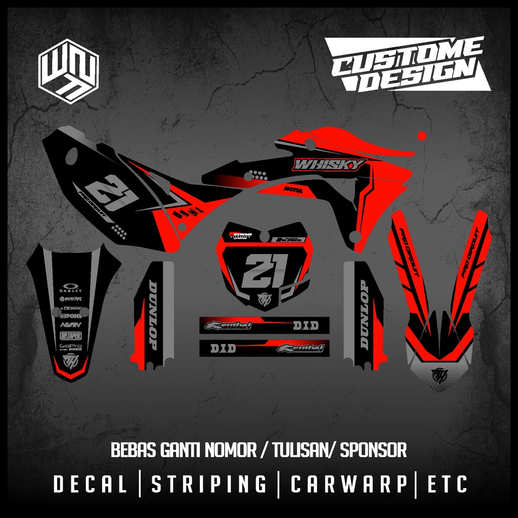 DECAL KLX GORDON/KLX 150/KLX S/KLX BF DLL FULL BODY 28