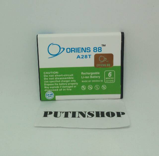 (P) Baterai Batre Battery Evercoss A28T Double Power 2 IC