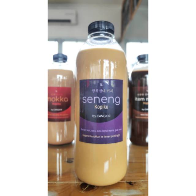 

Seneng Kopiku 1 Liter / Kopi Susu Gula Aren 1lt seliter 1000ml