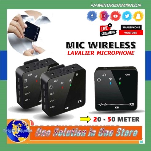 Microphone clip on Mic wireless mic clip on wireless Zoom Vloger Youtuber