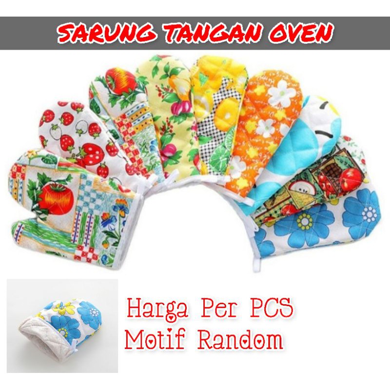 BLESSHOP Sarung Tangan Oven Cempal Lap Tangan