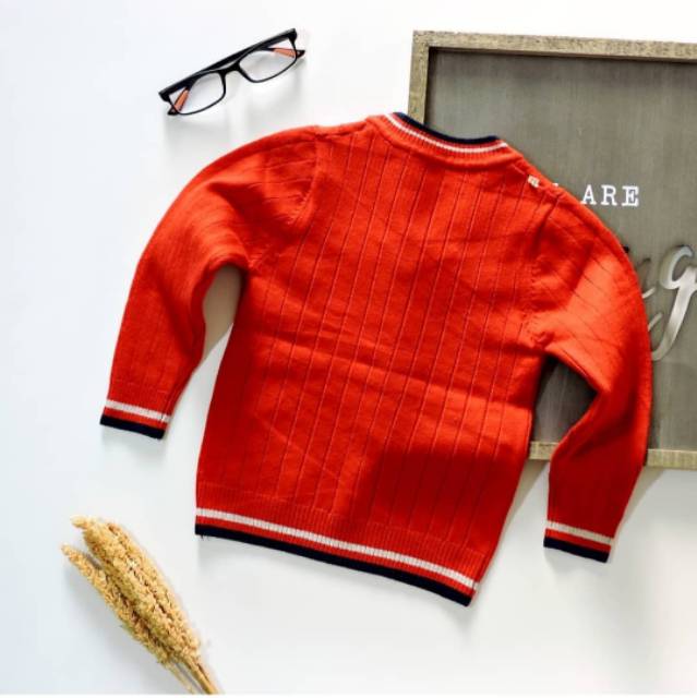 CR8 - ATASAN ANAK IMPORT BABY FENDY RAJUT SWEATER (IMPORT)