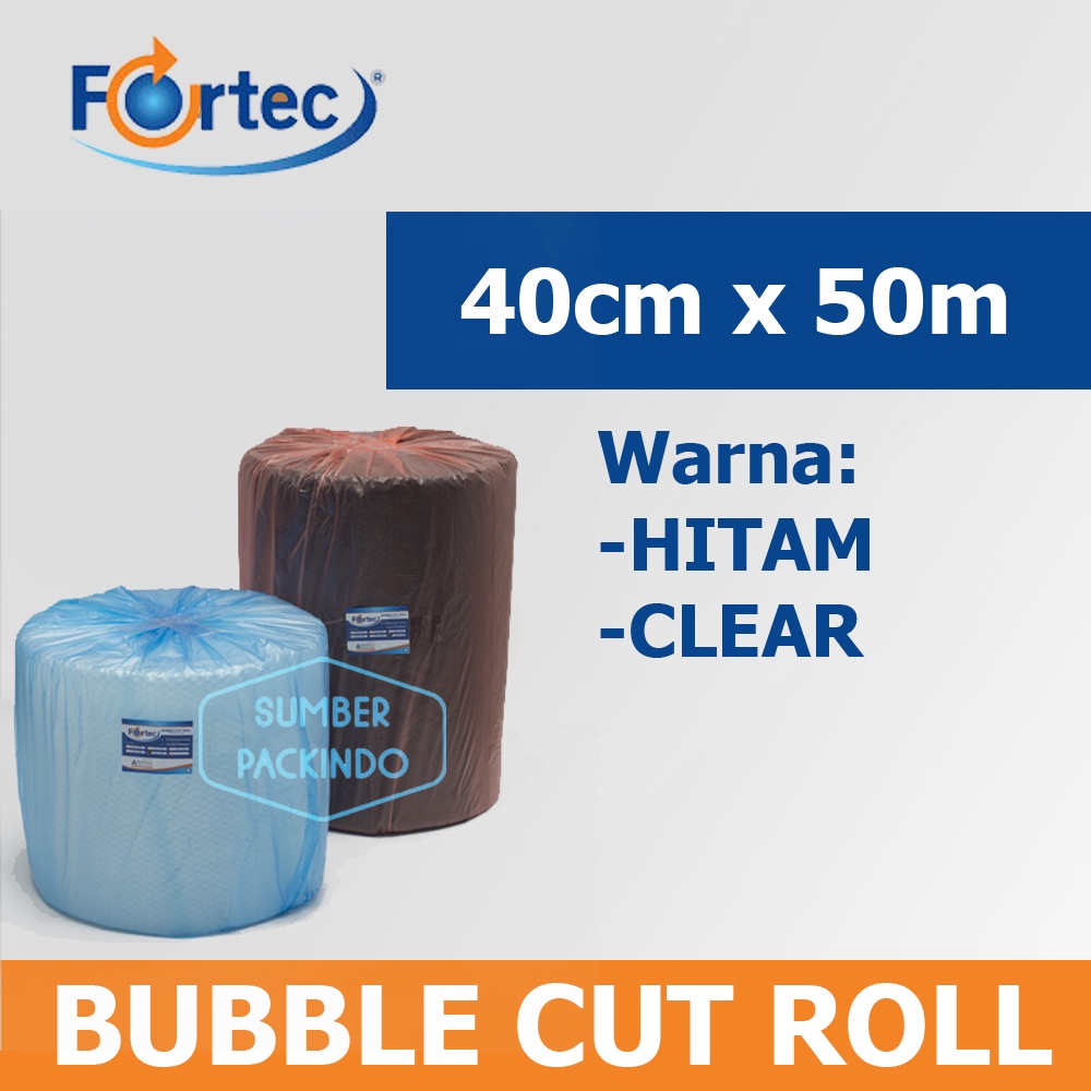 

Plastik Bubblewrap CutRoll 50Meter Bubble Wrap TERMURAH/ROLL - FORTEC