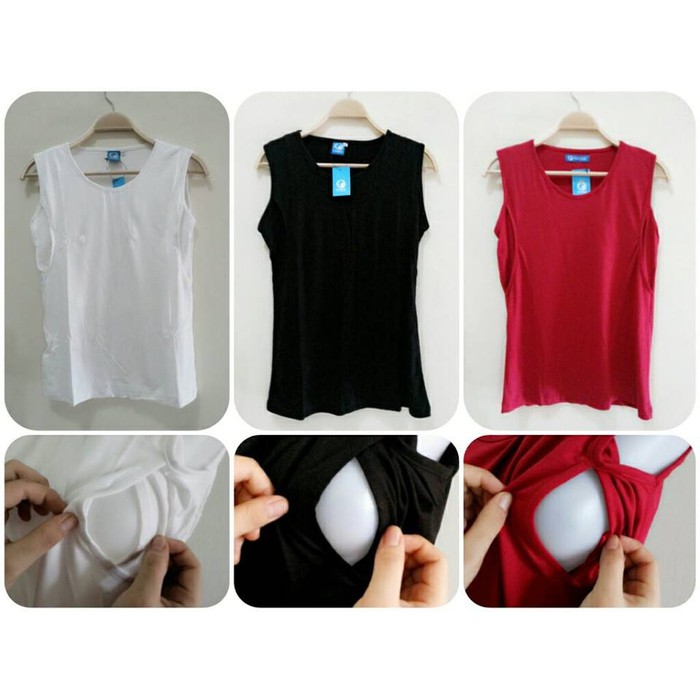 Kaos Zolaqu Original Wanita / Kaos Cewe/ Atasan Import RU938 Mamigaya Inner Menyusui Pappi | Dalam