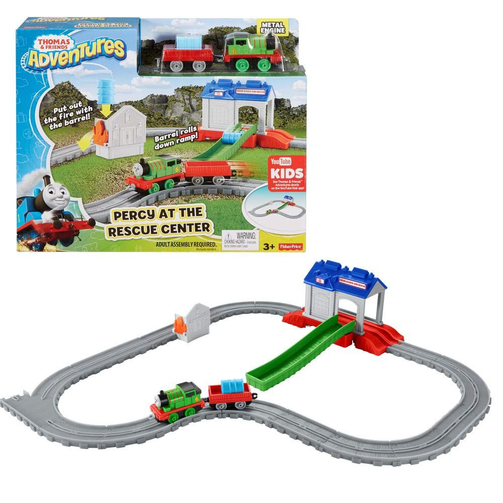 THOMAS & FRIENDS ADVENTURES - PERCY AT THE RESCUE CENTER SET