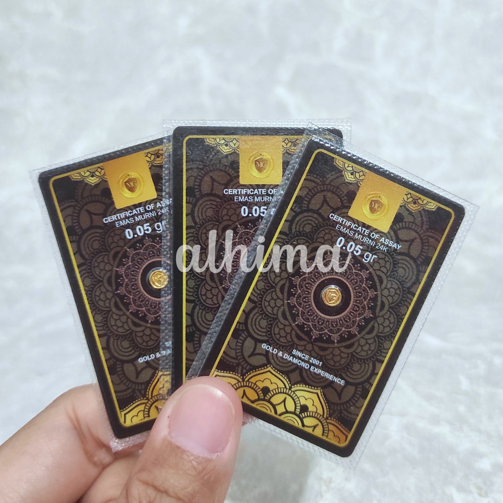 MINIGOLD 0.05 GRAM EMAS MINI 24K MINI GOLD BISA TUKAR ANTAM