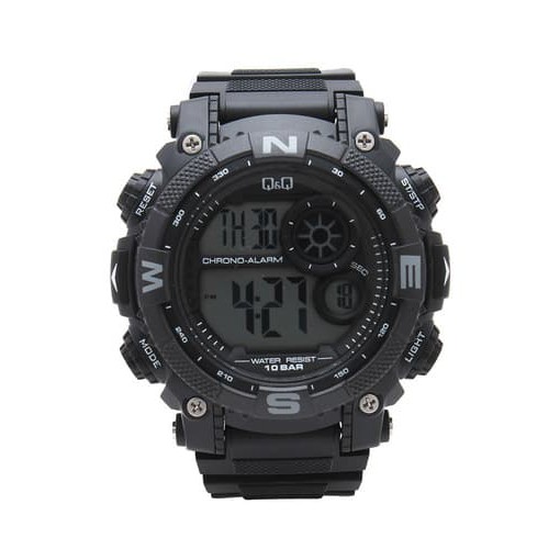 Q&Q QQ Digital Jam Tangan Pria Hitam M133J001Y Original