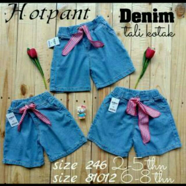 CELANA PENDEK JEANS ANAK 1-6 TAHUN | CELPEND ANAK