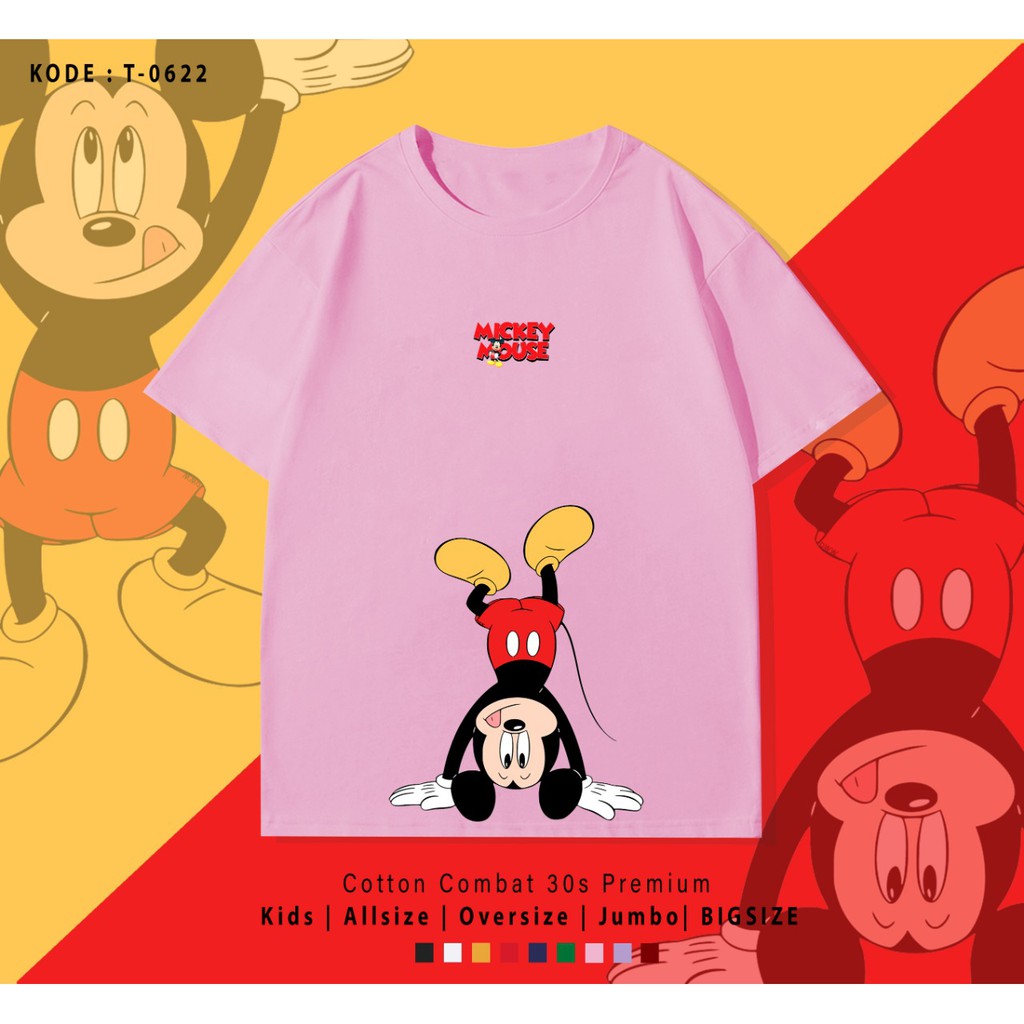 T-SHIRT / KAOS MICKEY SALTO / UNISEX / BEST SELLER / 100% REAL PICTURE / TERIMA RESELLER / GROSIR