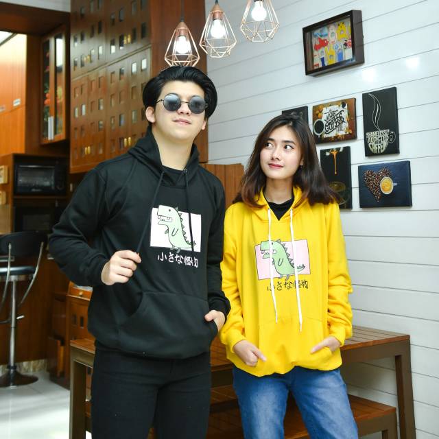 TOKYO DINO HOODIE UNISEX - ATASAN TEBAL TERLARIS