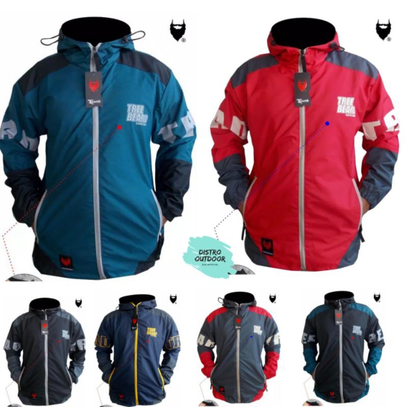 AKN - JAKET HOODIE PRIA / JAKET HOODIE OUTDOR RAPPERWEAR ORIGINAL TREEBEARD
