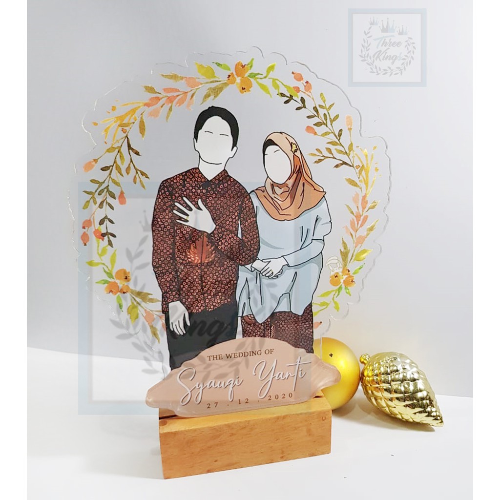 

(Custom ) Portrait / Illustration / Digital Drawing – PRINTED CUT ACRYLIC