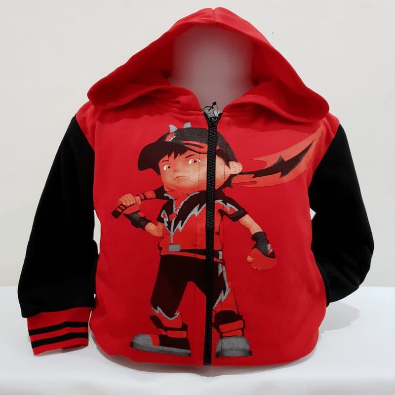 Jaket Boboiboy Pedang Api Merah