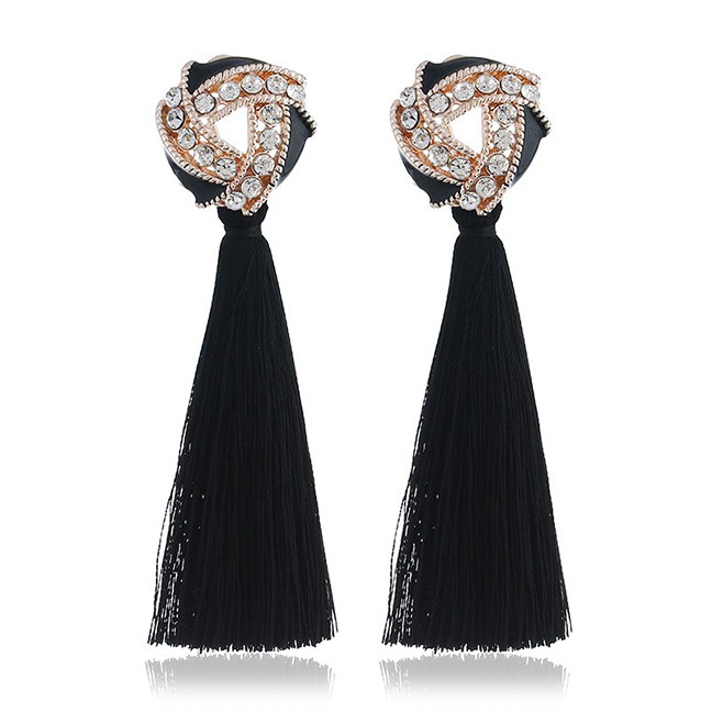 LRC Anting Tusuk Fashion Tassel Decorated Earrings