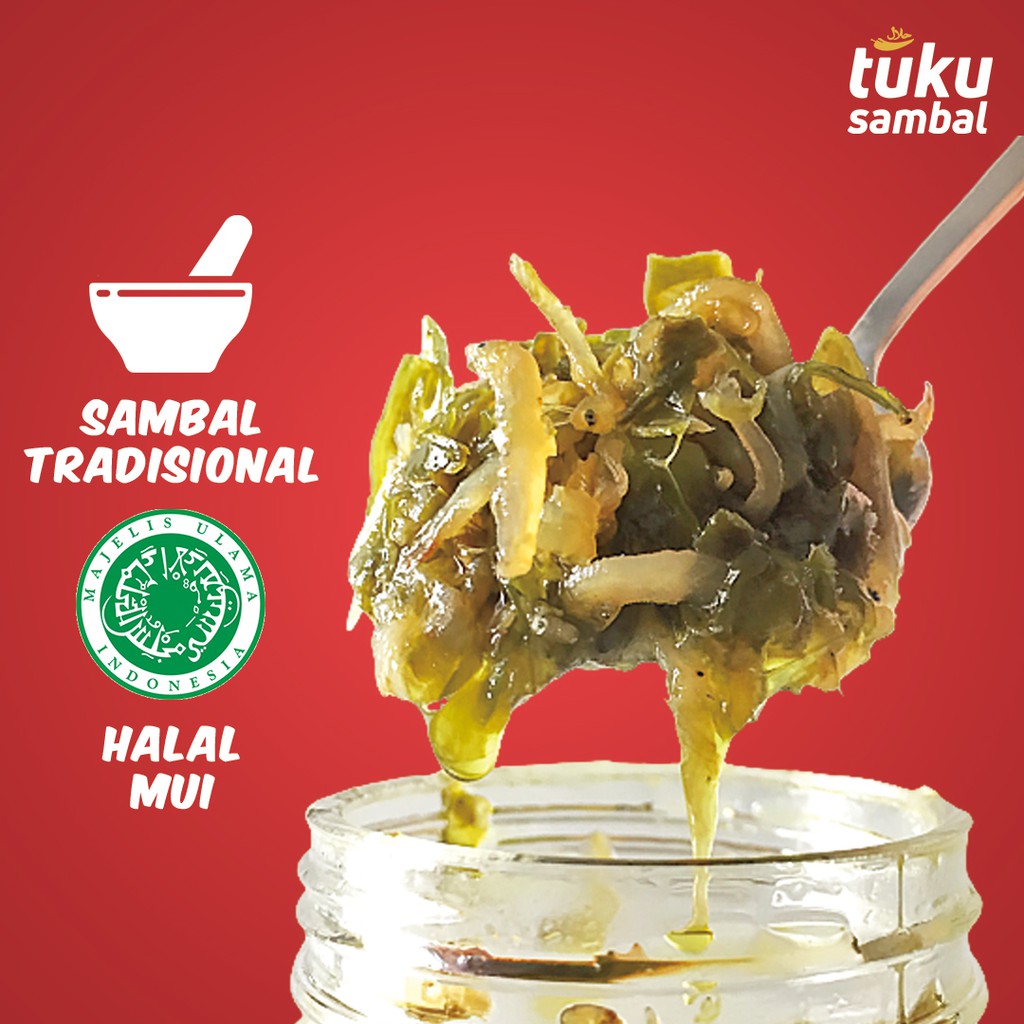 

Sambal teri cabe ijo / Sambel enak pedas rumahan / Tuku Sambal