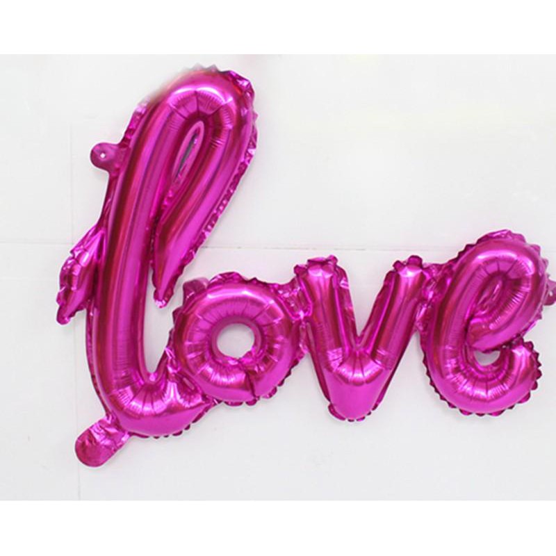 Balon love letter 27&quot; (40cm) kecil