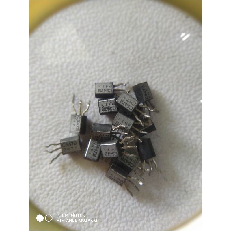 Transistor C547B BC547 Philips Original copotan