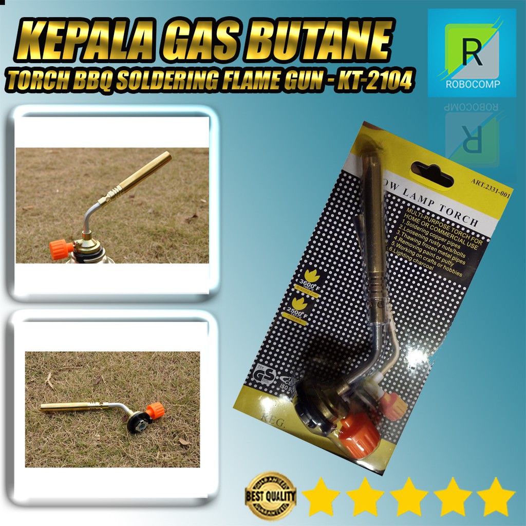 Firetric Kovea Kepala Gas Butane Torch BBQ Soldering Flame Gun - KT-21