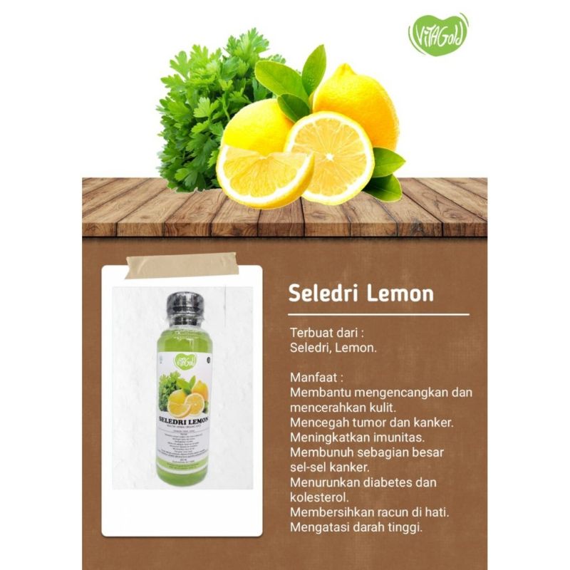 

MINUMAN KESEHATAN _ VITAGOLD SELEDRI LEMON 250ML