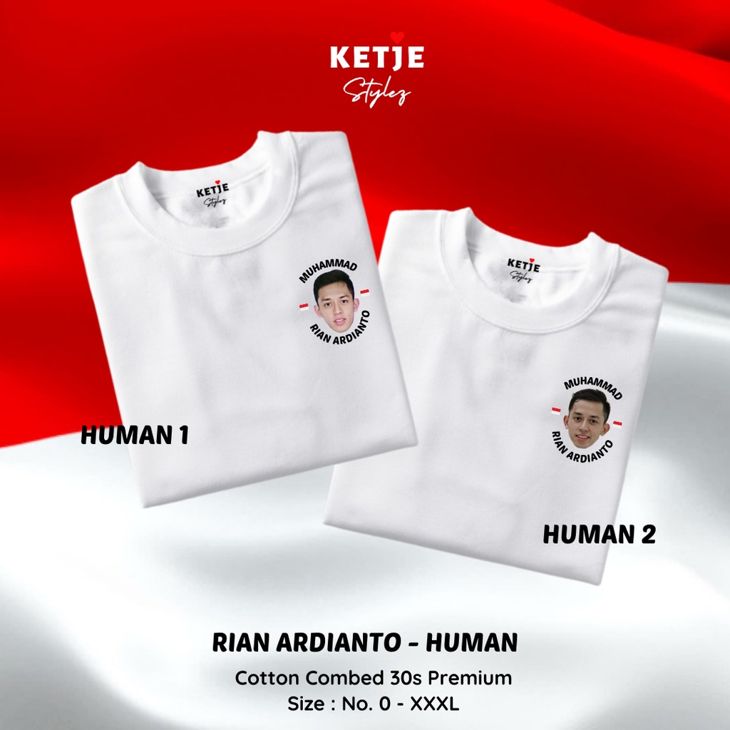 Kaos Atlet Badminton Ganda Putra Men Double MD Indonesia -  Fajar Alfian Fajri / Kaos Atlet Bulutang