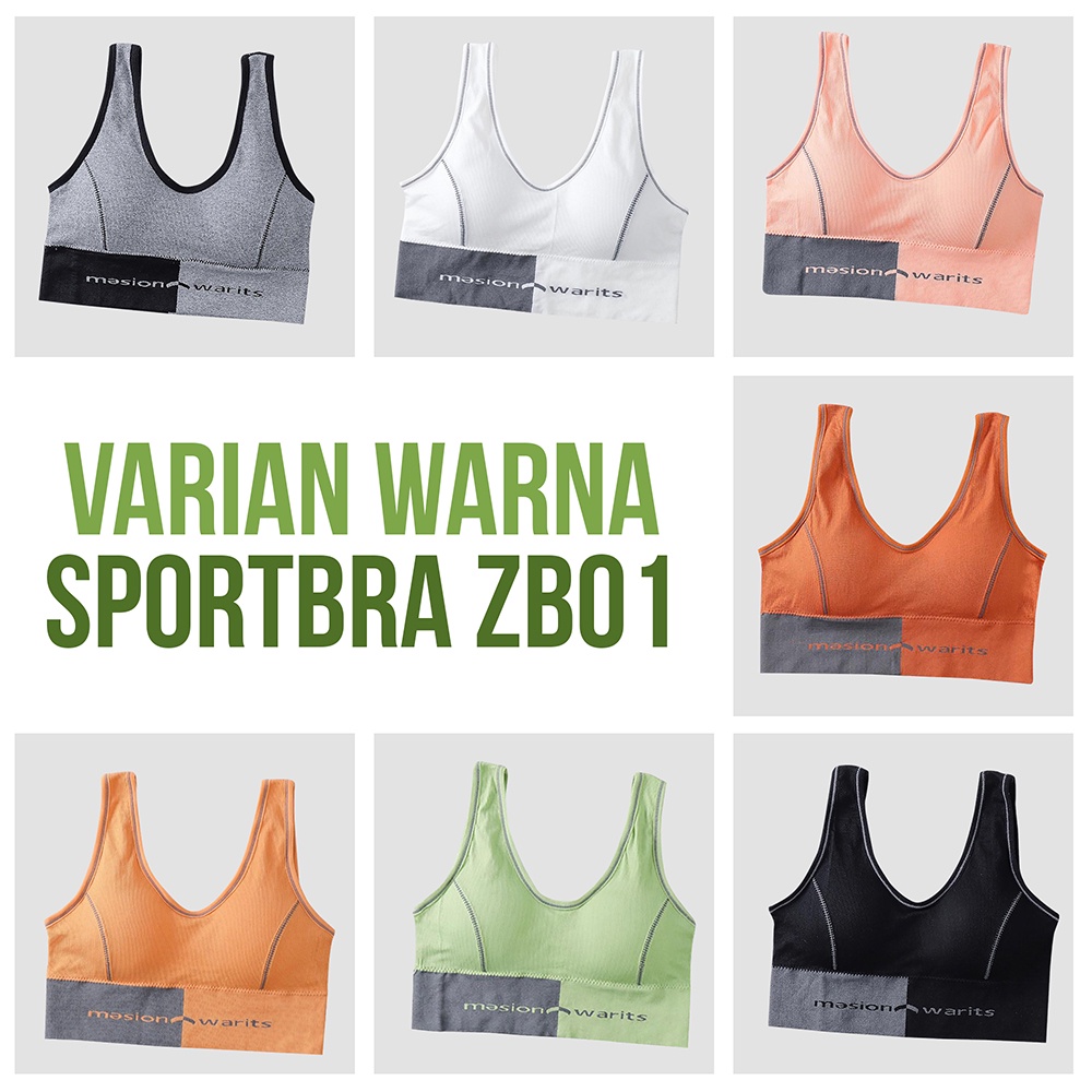 Sport Bra Masion Warits // Bh Tanktop // Bra Crop KODE (ZB01)