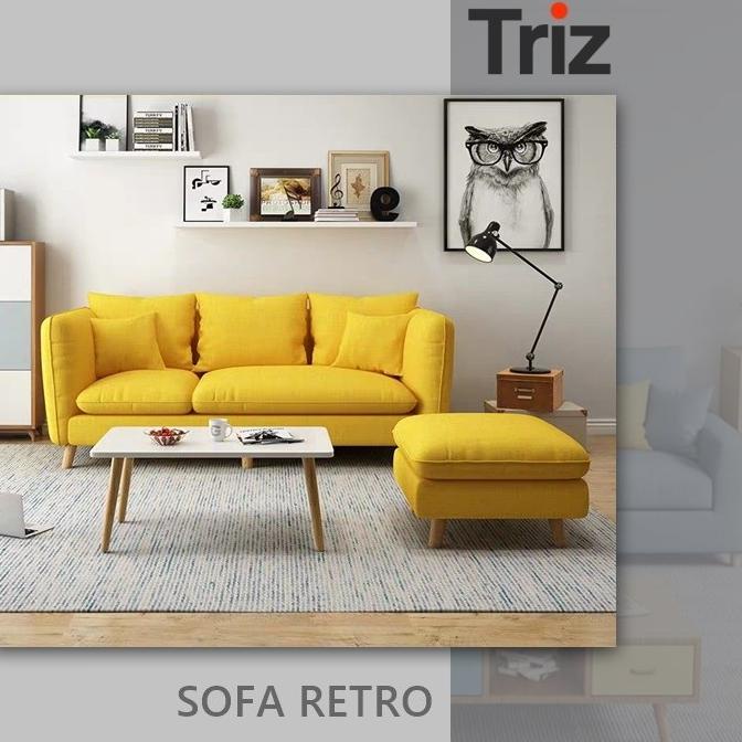 

Sofa Minimalis Retro Full Busa Bahan Canvas Santuyystore99