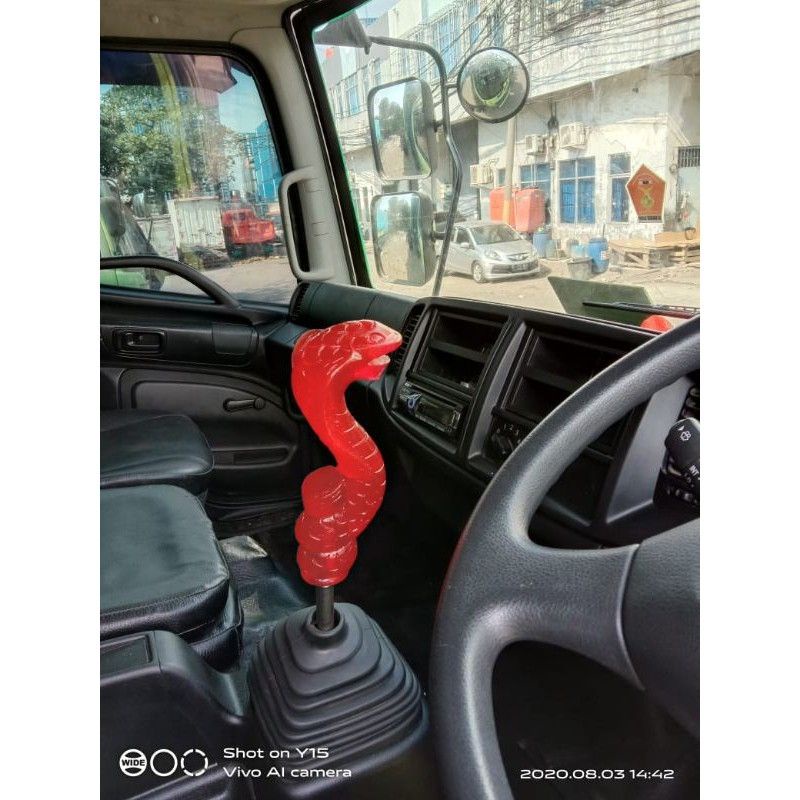 Knob Knop Perseneling Perseneling Pedal Kobra Semua Mobil Truk Knob Tongkat Transmisi Variasi Disel Universal Variasi Knop Persneling Mobil Ular Kobra 30 cm Universal