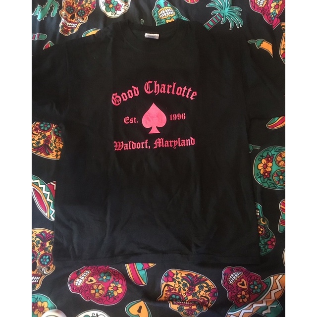 kaos band good charlotte second original