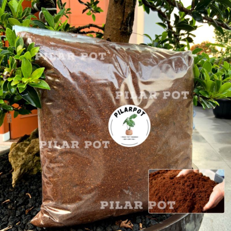 Media tanam COCOPEAT halus sabut kelapa murni 1 kg - KILOAN