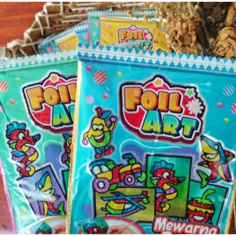 

EDUKASI MEWARNAI DENGAN FOIL ART