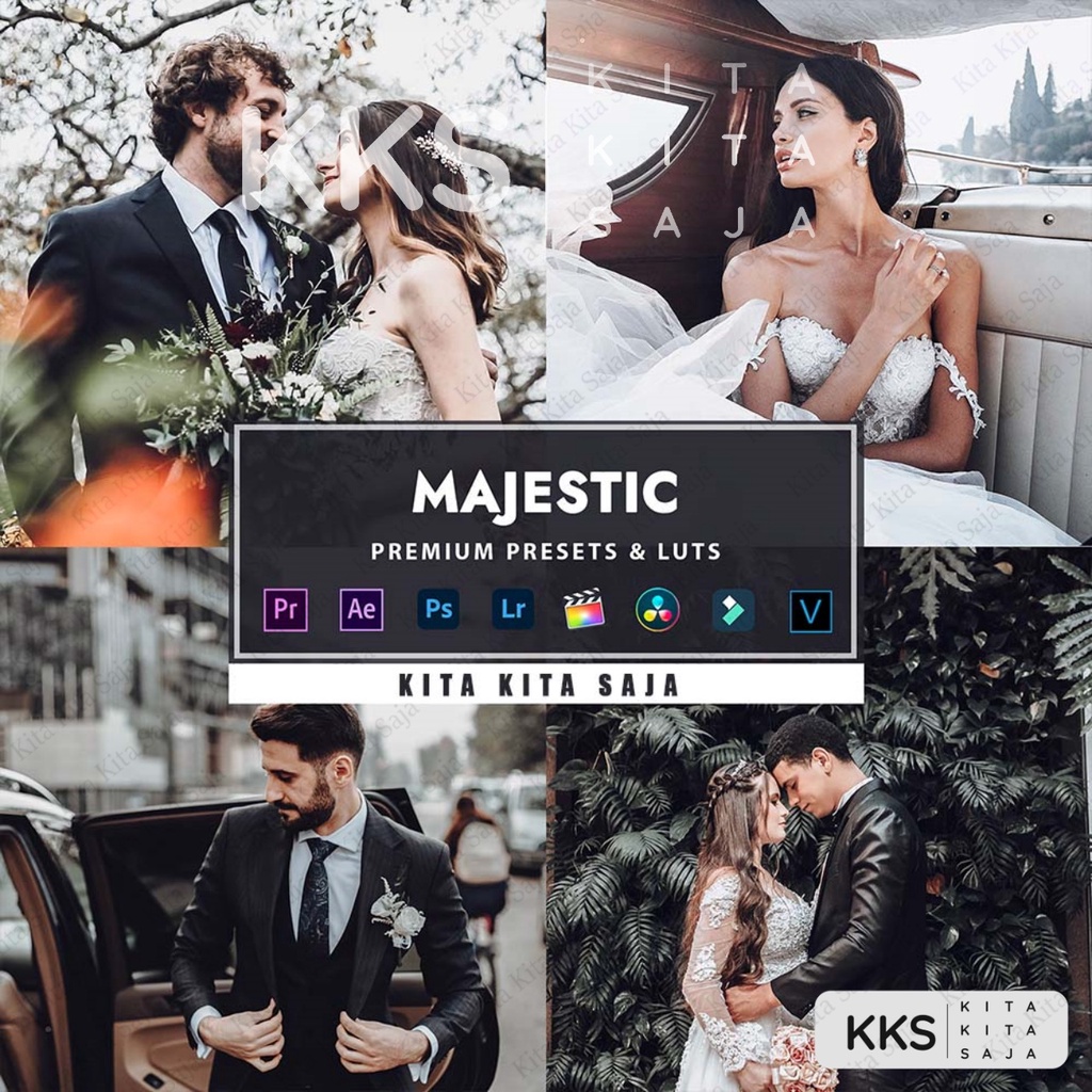 Majestic - Premium Preset Lightroom Foto dan Video LUT LUTs VN Android IOS & PC Premiere Pro Davinci