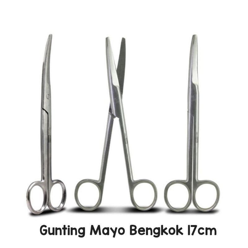 

Gunting Mayo Bengkok 17cm Stainless Steel