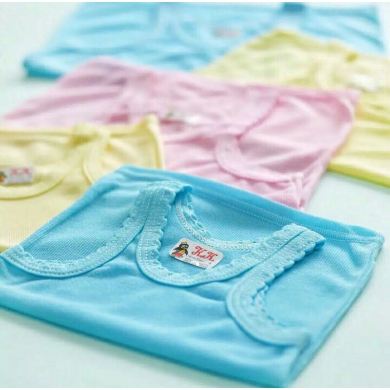 Singlet Warna Kiki Kaos dalam putih polos Bayi &amp; Anak usia 1 - 5 Tahun Murah