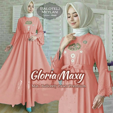 Brand putih pink peach orens salem biru tua merah baju maxi gamis xl jumbo qs