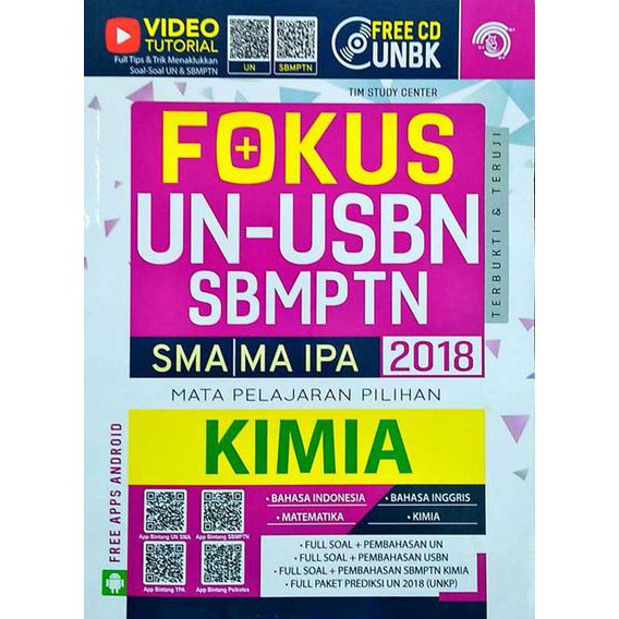 FOKUS UN-USBN SBMPTN SMA/MA IPA 2018 KIMIA (FREE CD)
