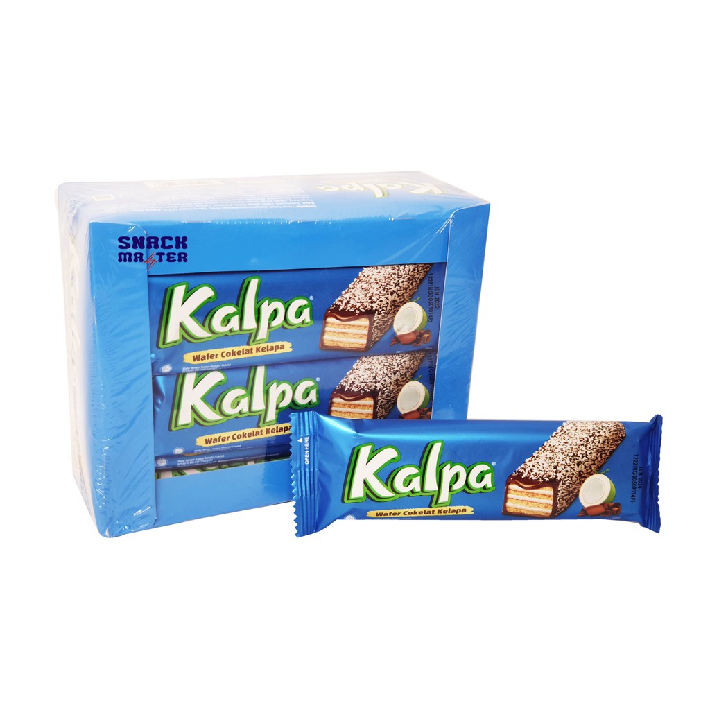 

Kalpa Wafer Cokelat Kelapa box 24gr x 12 pcs - Sembako Jogja