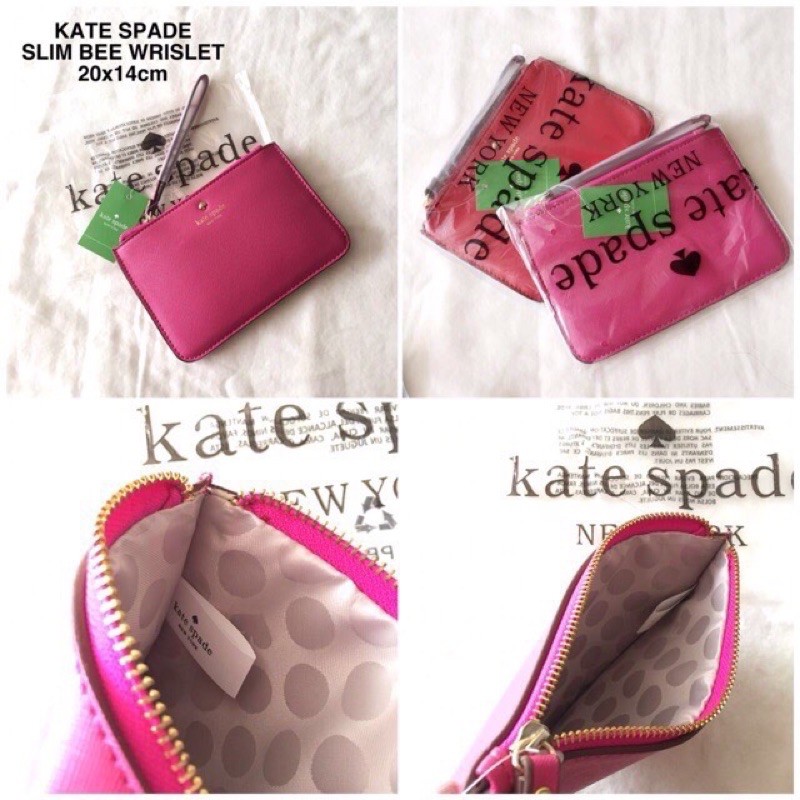 WRISTLET CLUTCH KATE SPADE AUTHENTIC QUALITY ( READY STOCK )