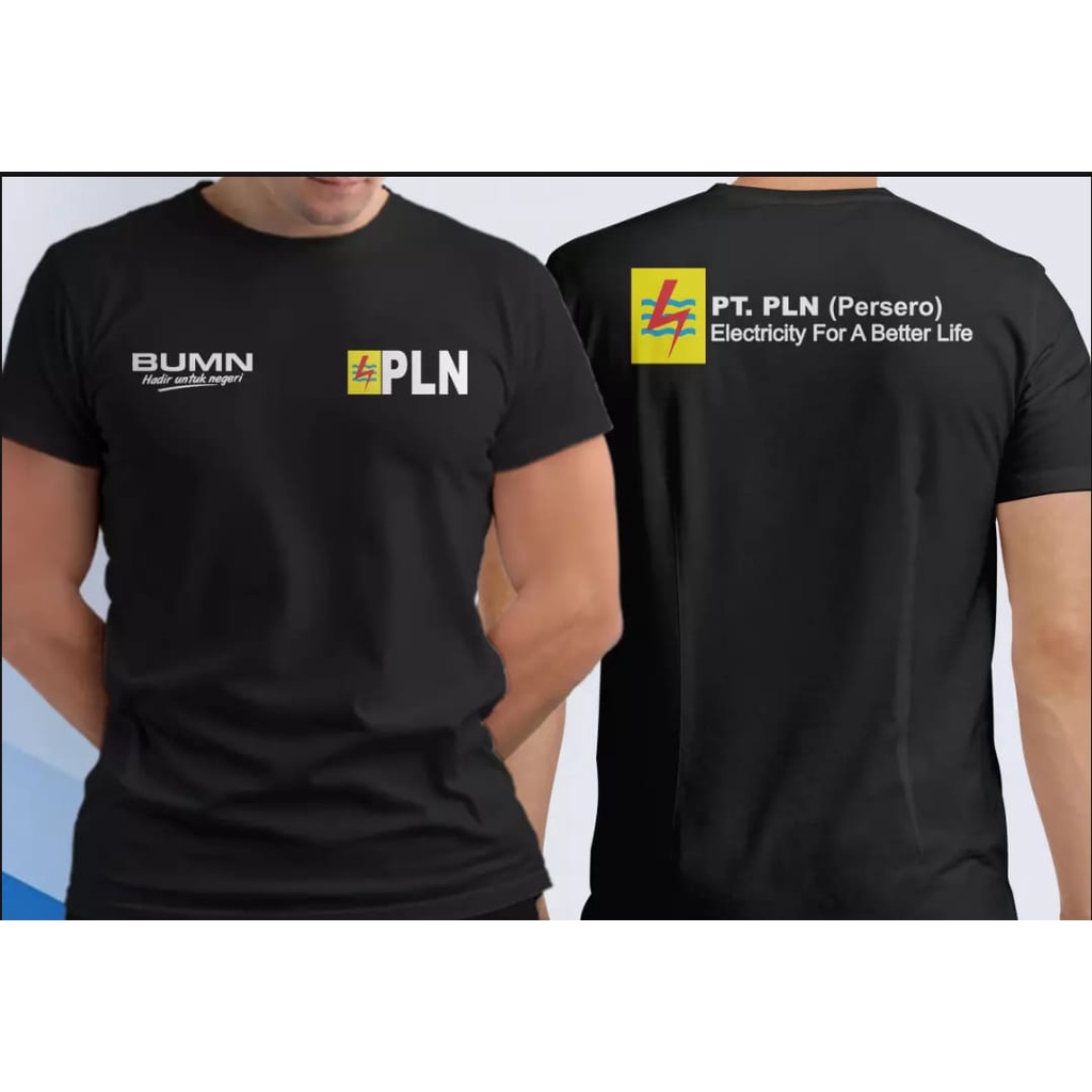 BAJU T-SHIRT TOP QUALITY COMBAD 30S/PT PLN(Persero)