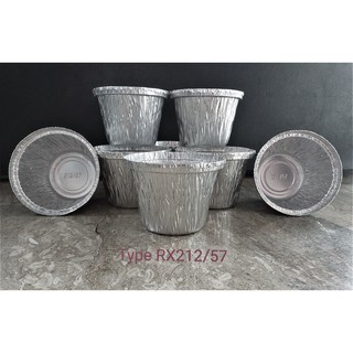 MURAH ALUMINIUM MODEL CUP RX-212/57 - WADAH ALUMINIUM FOIL CUP RX 212-57