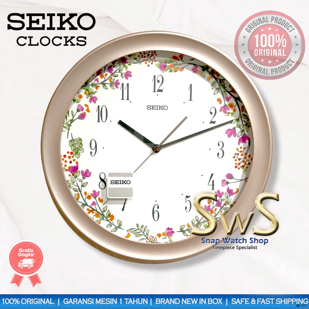 SEIKO QXA777 36 cm New Model 2021 Original Garansi Jam Dinding