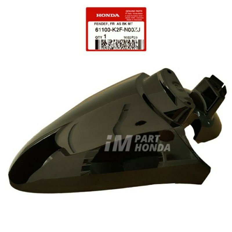 Fender front spakbor slebor depan scoopy new esp k2f 2021 Hitam Glossy prestige original