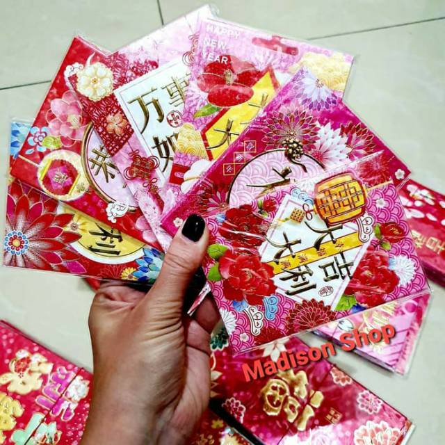 Angpao Happy New Year 3592 Angpao Obral Murah Grosir Ampao Fancy