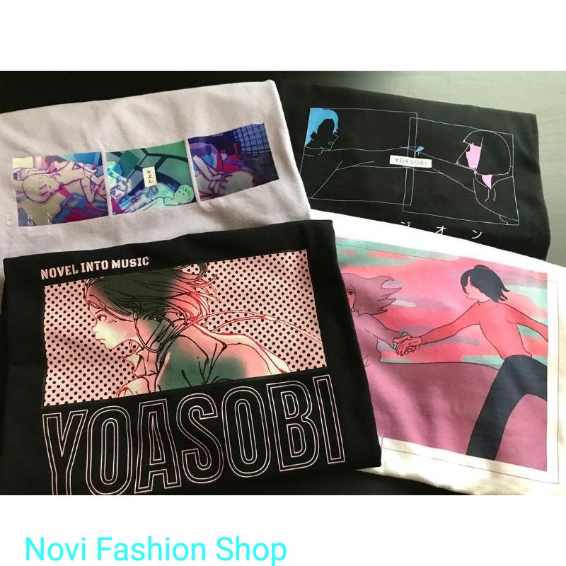 KAOS UNIQLO YOASOBI KAOS UT UNIQLO X YOASOBI PREMIUM MIRROR 1:1