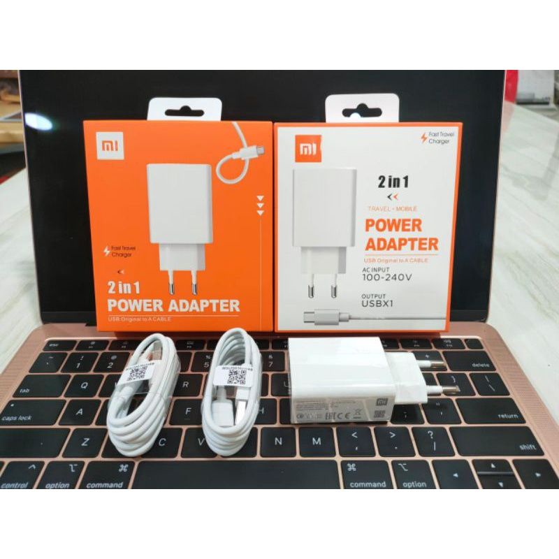 (RA) TC CHARGER XIAOMI MDY 18W POWER ADAPTER ORIGINAL 100% FAST CHARGING MICRO USB &amp; TIPE-C