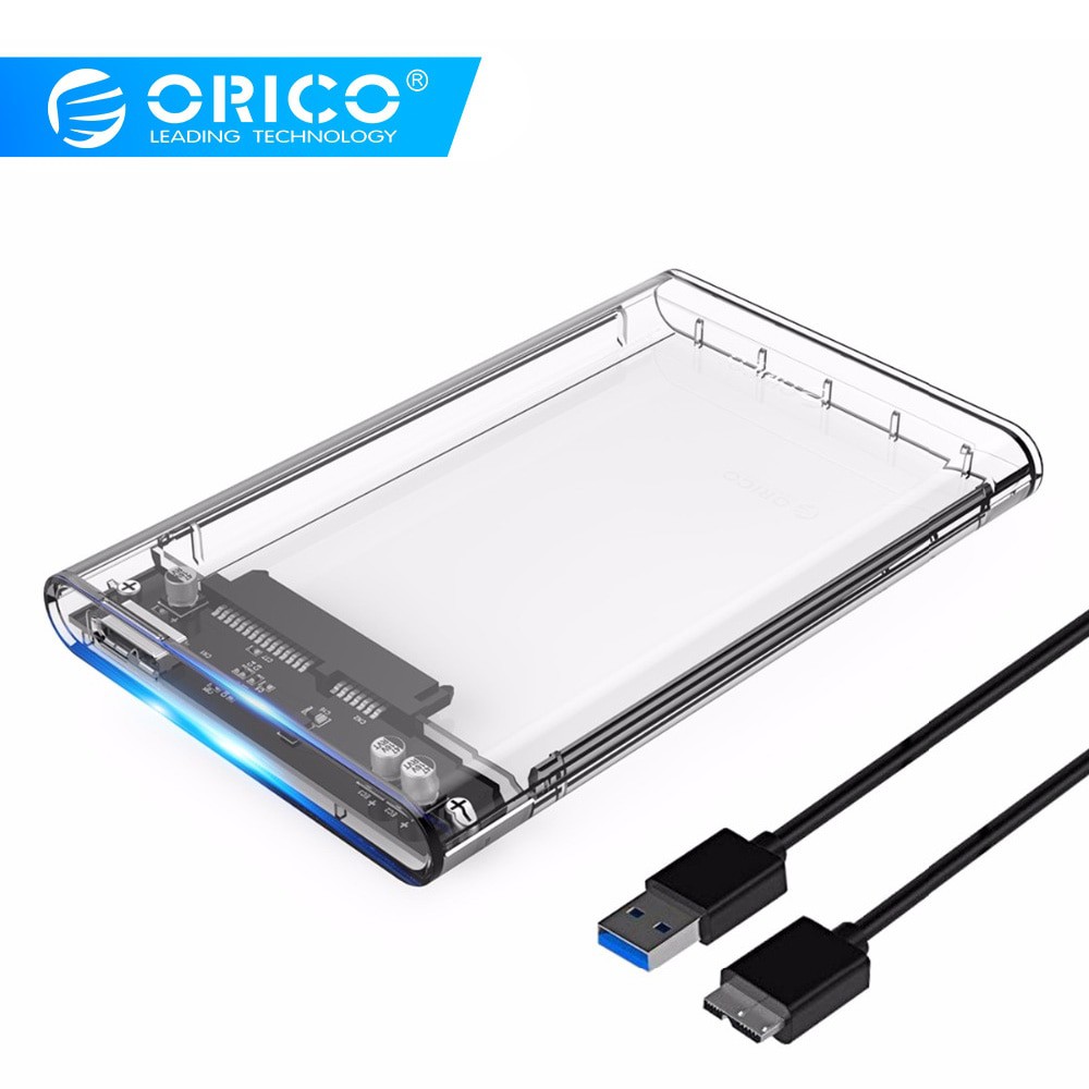 Orico 2139U3 Transparent transparan - Harddisk Enclosure 2